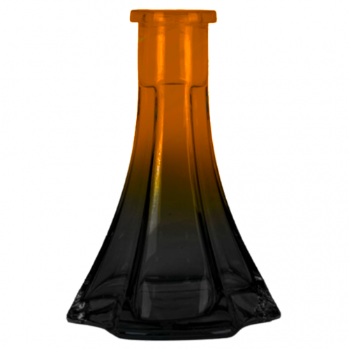 Shisha-Flasche Vessel Rockets (Schwarz-Gelb)