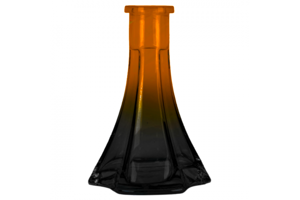 Shisha-Flasche Vessel Rockets (Schwarz-Gelb)