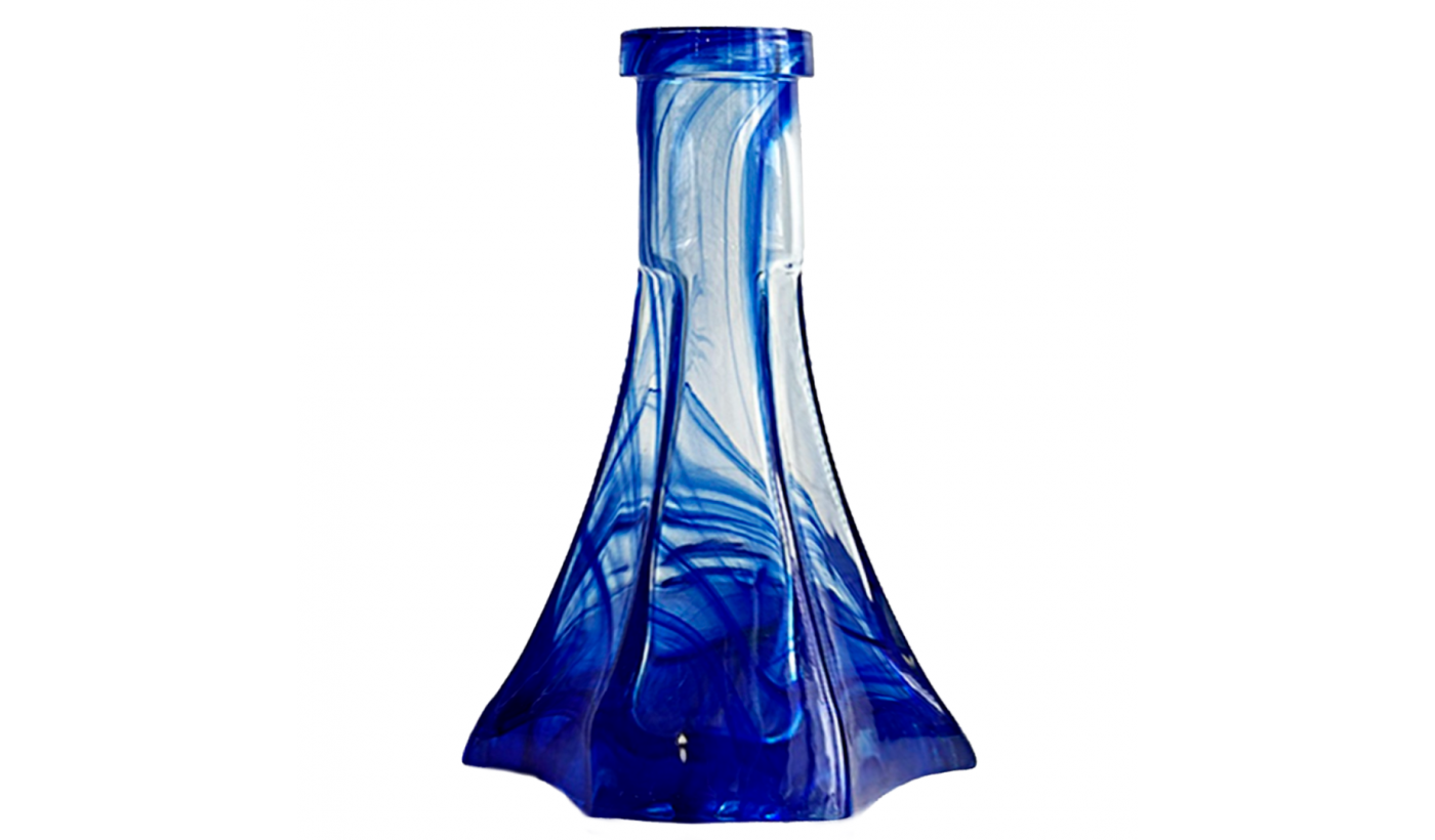 Shisha-Flasche Vessel Rockets (Blauer Alabaster)