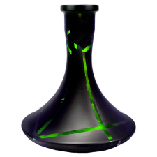 Колба для кальяна Vessel Craft (Чёрный с салатовыми полосами) Колба для кальяна Vessel Craft (Чёрный с салатовыми полосами)