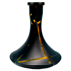 Колба для кальяна Vessel Craft (Чёрный с желтыми полосами)