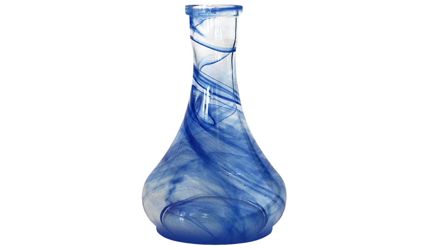 Shisha Flasche Vessel Drop (Blau Alabaster)