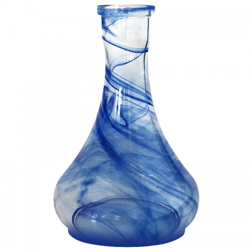 Shisha Flasche Vessel Drop (Blau Alabaster)