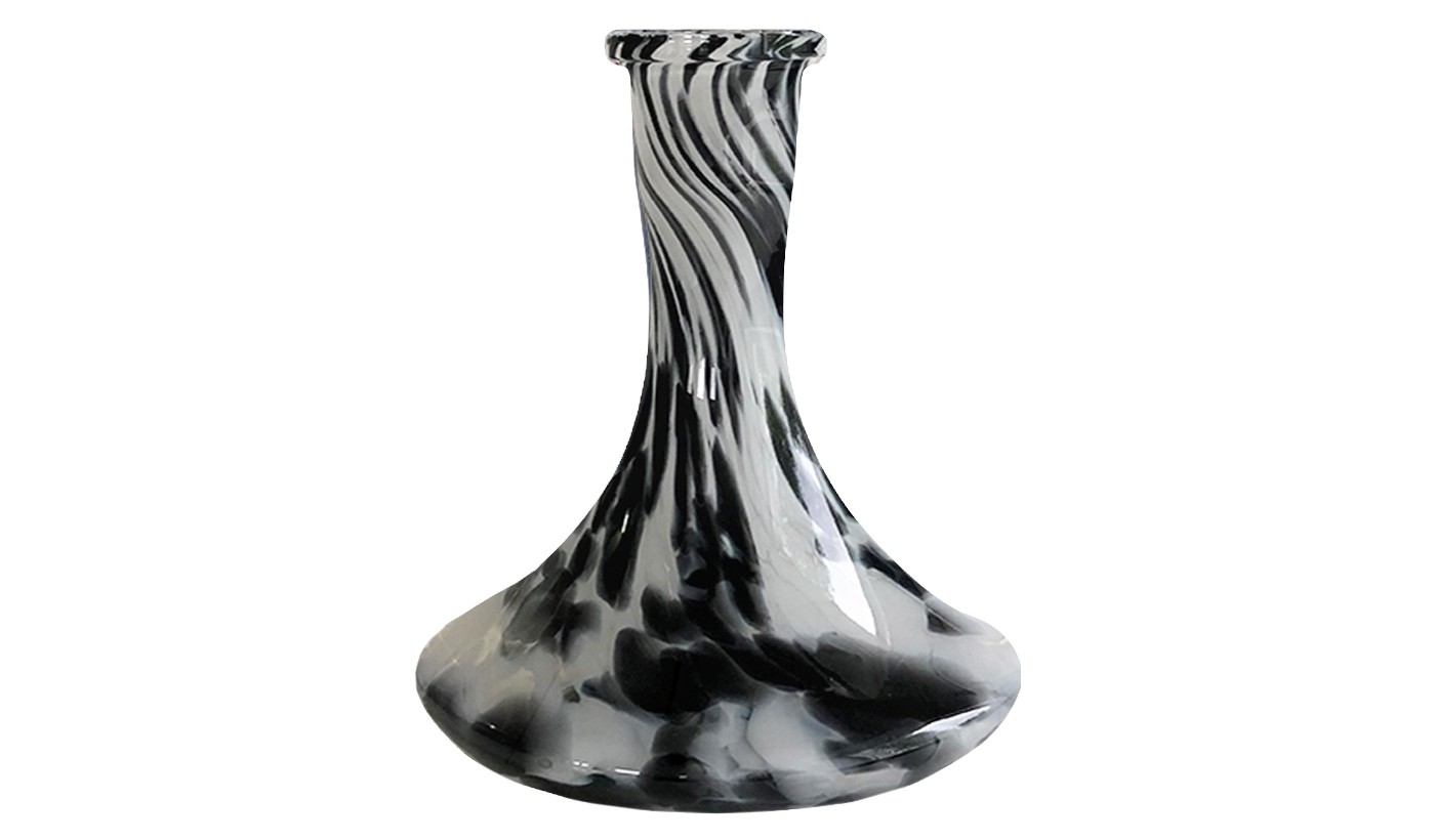 Vessel Craft Hookah Flask (Black and white crumb)