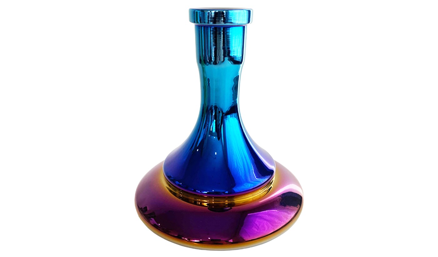 Vessel Ellipse hookah Flask (Blue Rainbow)