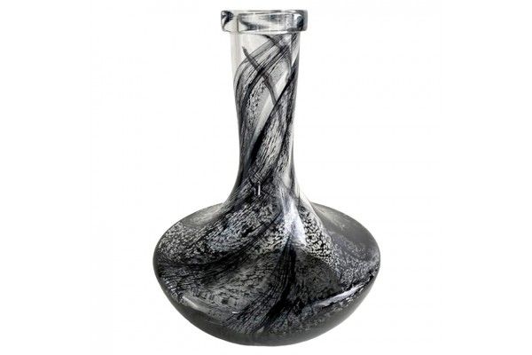 Shisha Flasche Vessel Sphere (Schwarz Alabaster)