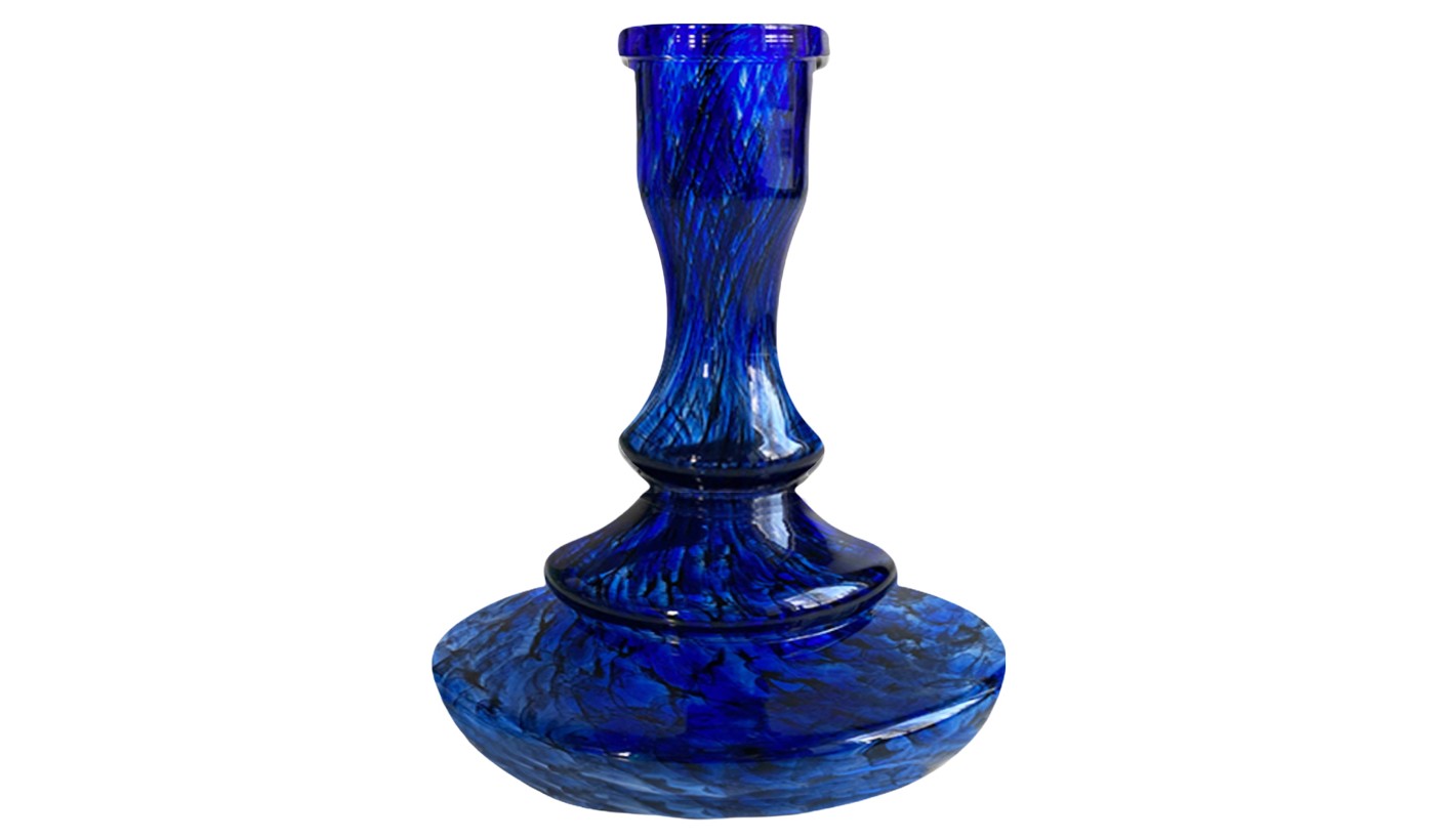 Flacon pour narguilé Vessel Tree (noir et bleu miette)