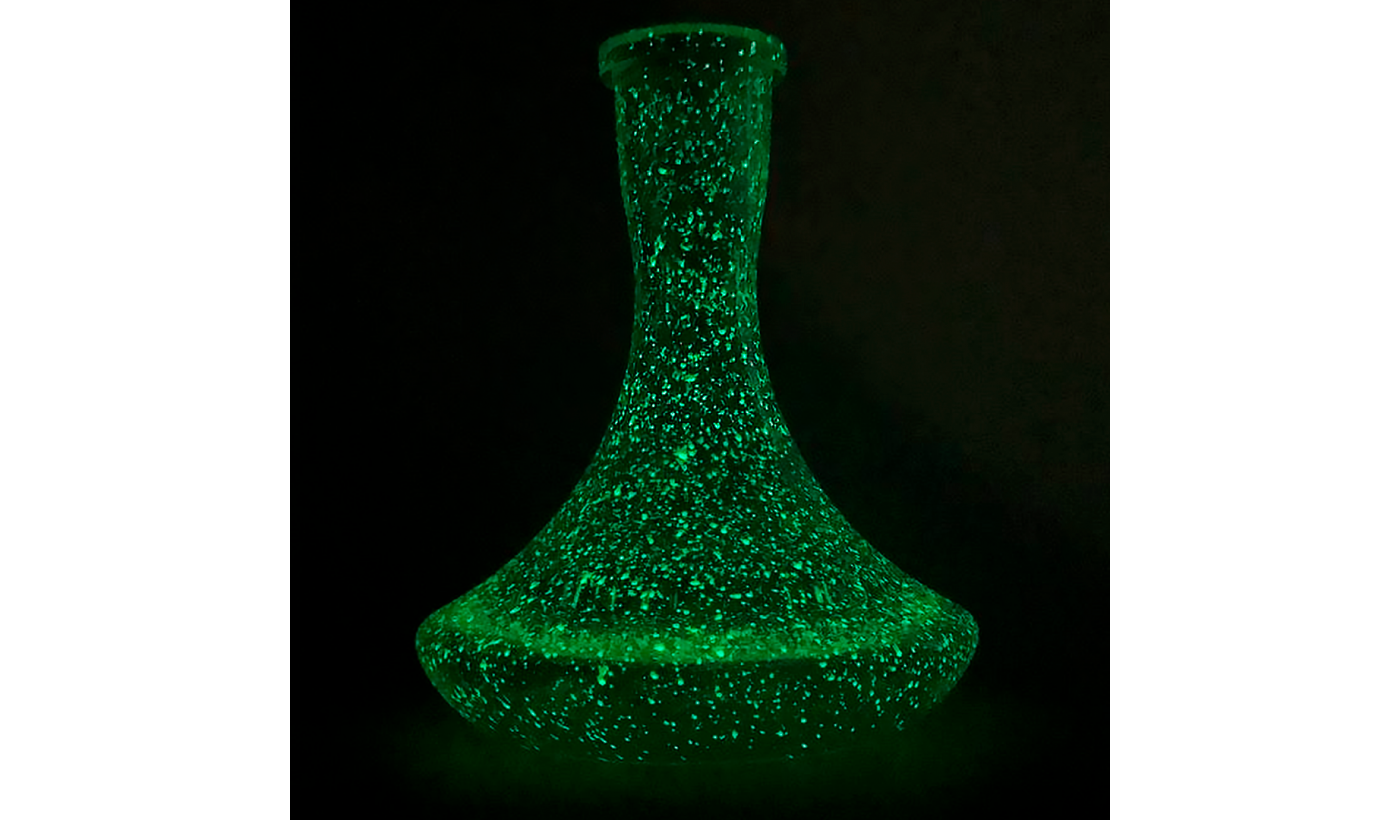Shisha-Flasche Vessel Craft (Leuchtendes Grün)