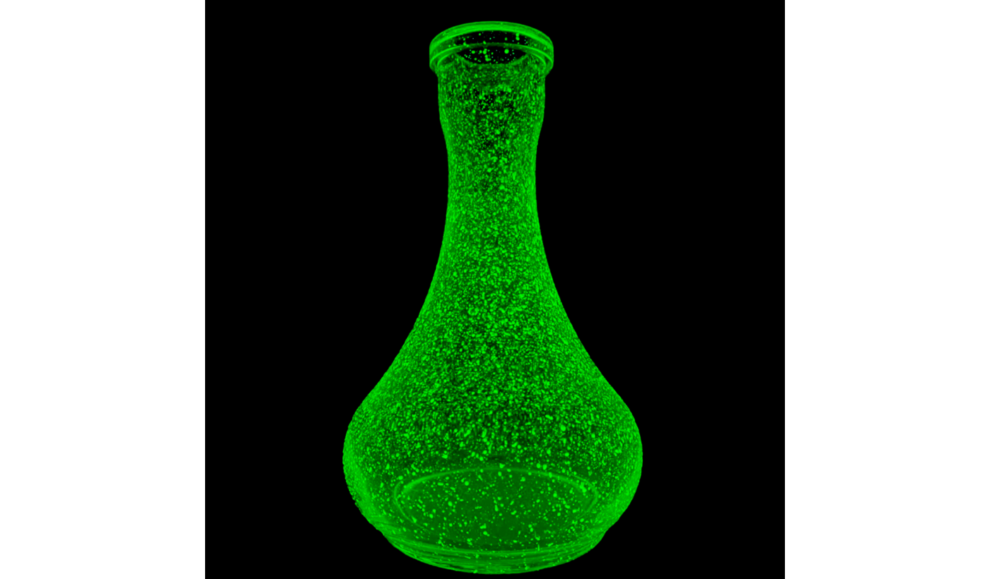 Vessel Drop Hookah Flask (Glowing Green)