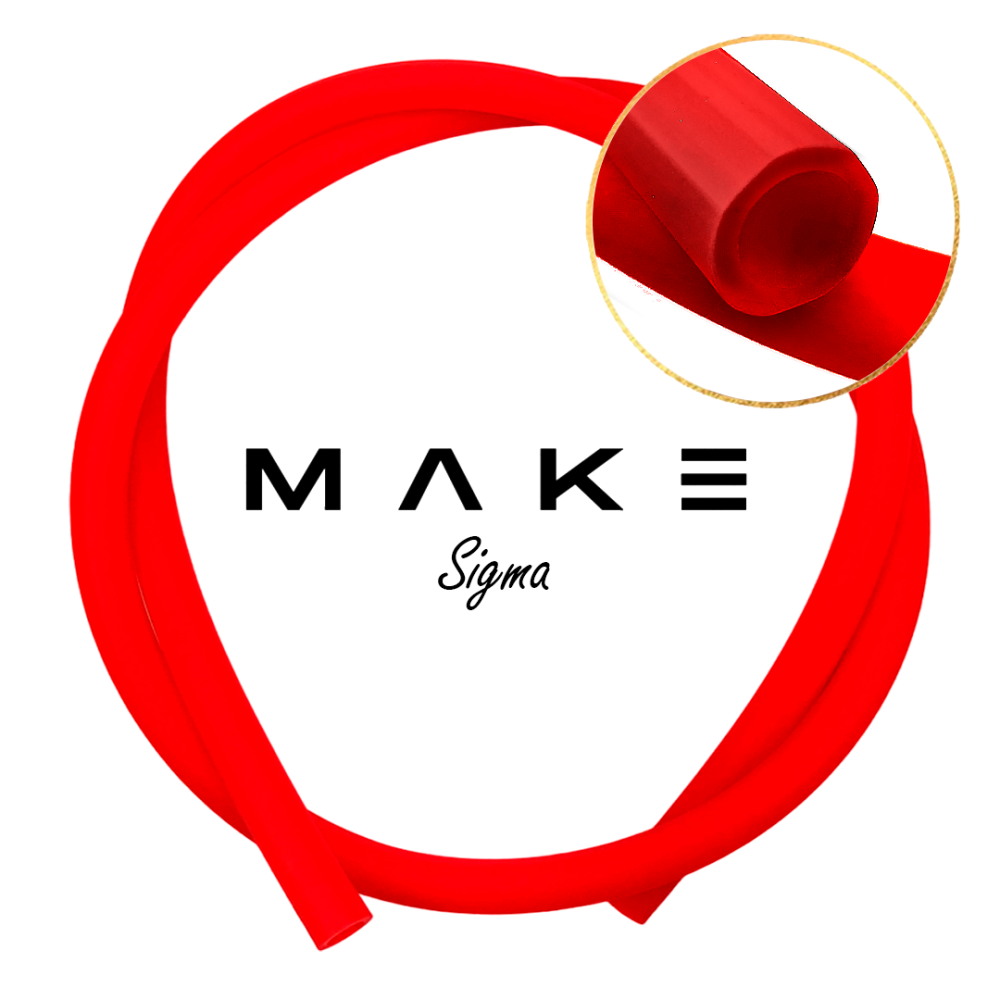 Шланг силиконовый Soft touch Make Hookah Sigma (Красный)