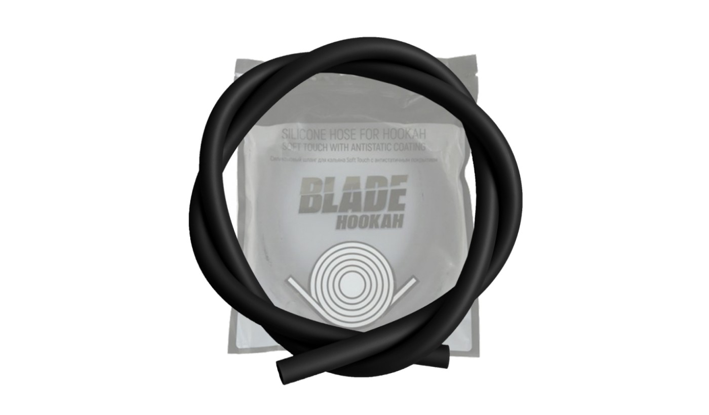 Silicone Hose Soft touch Blade Hookah (Black)