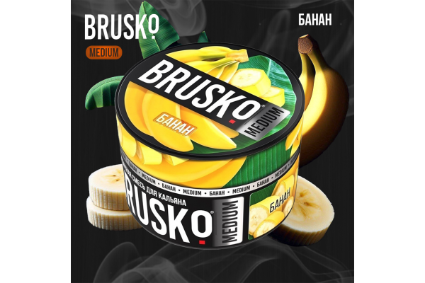 Hookah mix Brusko Medium "Banana" 50 g