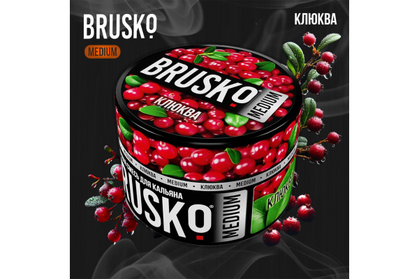 Hookah mix Brusko Medium "Cranberry" 50 g