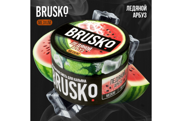 Wasserpfeifenmischung Brusko Medium "Eiskalte Wassermelone" 50 gr