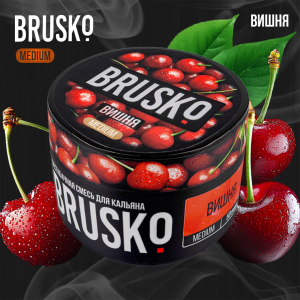 Кальянная смесь Brusko Medium "Вишня" 50 гр Кальянная смесь Brusko Medium "Вишня" 50 гр