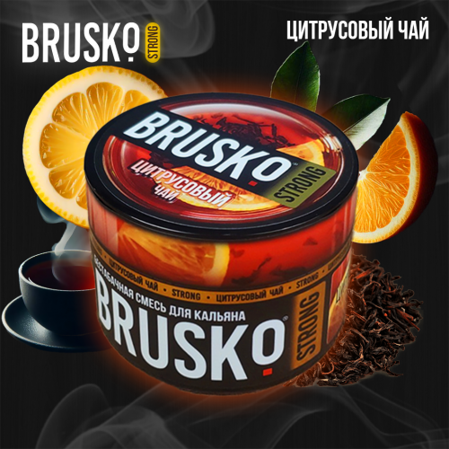 Hookah mix Brusko Strong "Citrus tea" 50 g