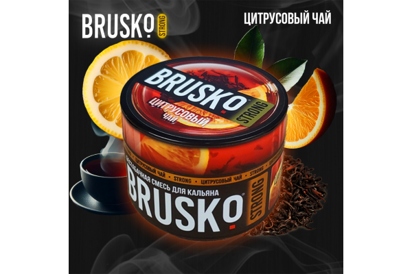 Shisha-Mischung Brusko Strong "Zitrustee" 50 gr