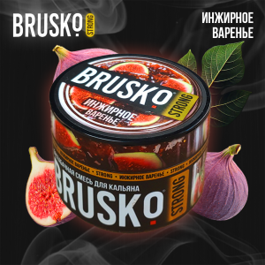 Кальянная смесь Brusko Strong "Инжирное варенье" 50 гр