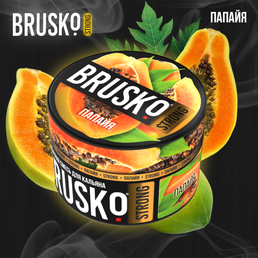 Кальянная смесь Brusko Strong "Папайя" 50 гр