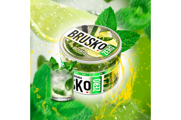 Shisha-Mischung Brusko Zero - Mojito 50 gr