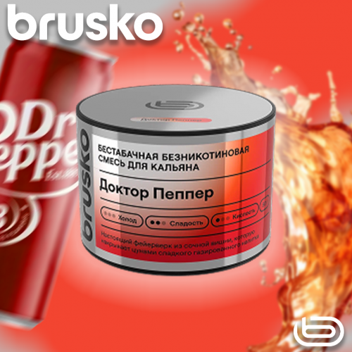 Mélange à chicha Brusko Zero – Doctor Pepper 50 g