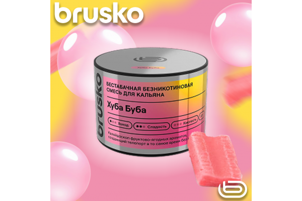 Mélange à chicha Brusko Zero – Huba Buba 50 g