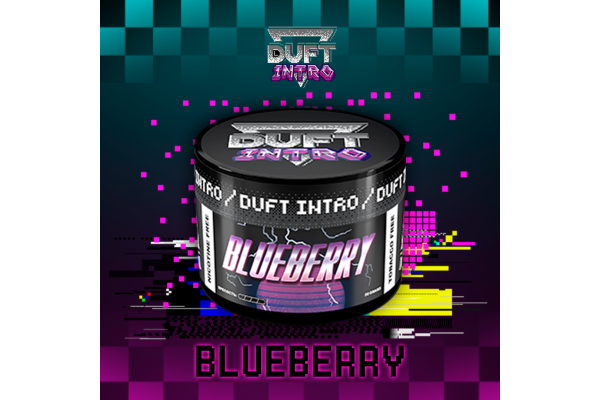 Narguilé mélange duft Intro-Blueberry (Bleuets) 50 gr
