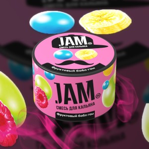 Кальянная смесь Jam "Фруктовый бабл гам" 50г