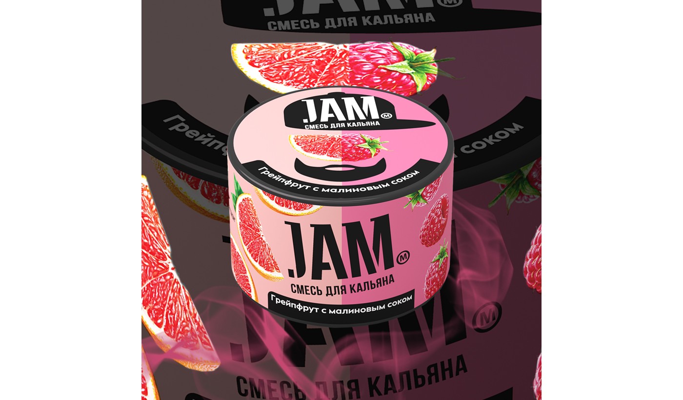 Shisha-Mischung Jam "gRapefruit mit Himbeersaft" 50g