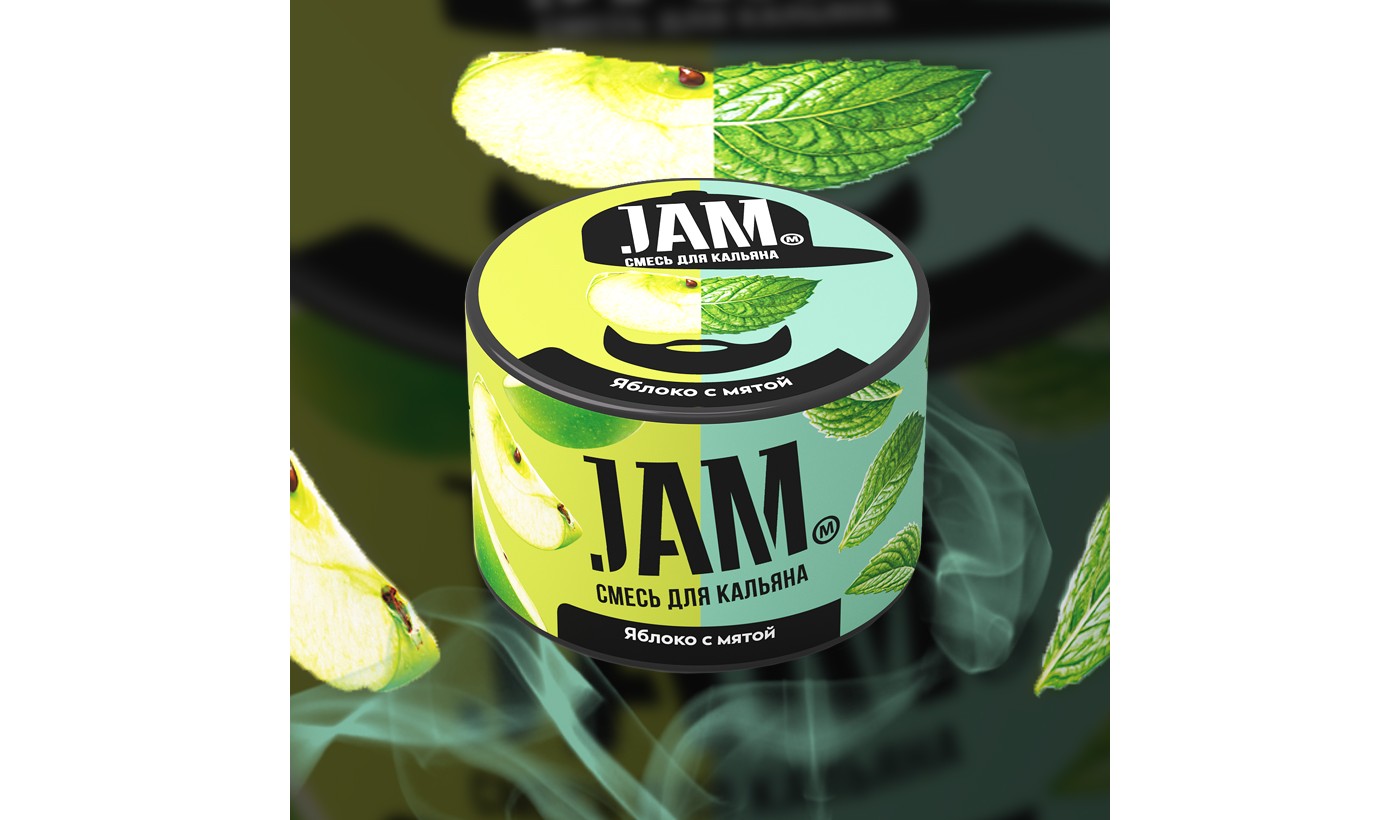 Shisha-Mischung Jam "Apfel mit Minze" 50g