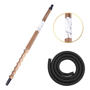 Мундштук Karma Hookah (Смола белый) с силиконовым шлангом