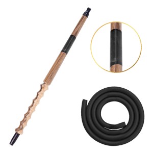 Мундштук Karma Hookah (Смола черный) с силиконовым шлангом