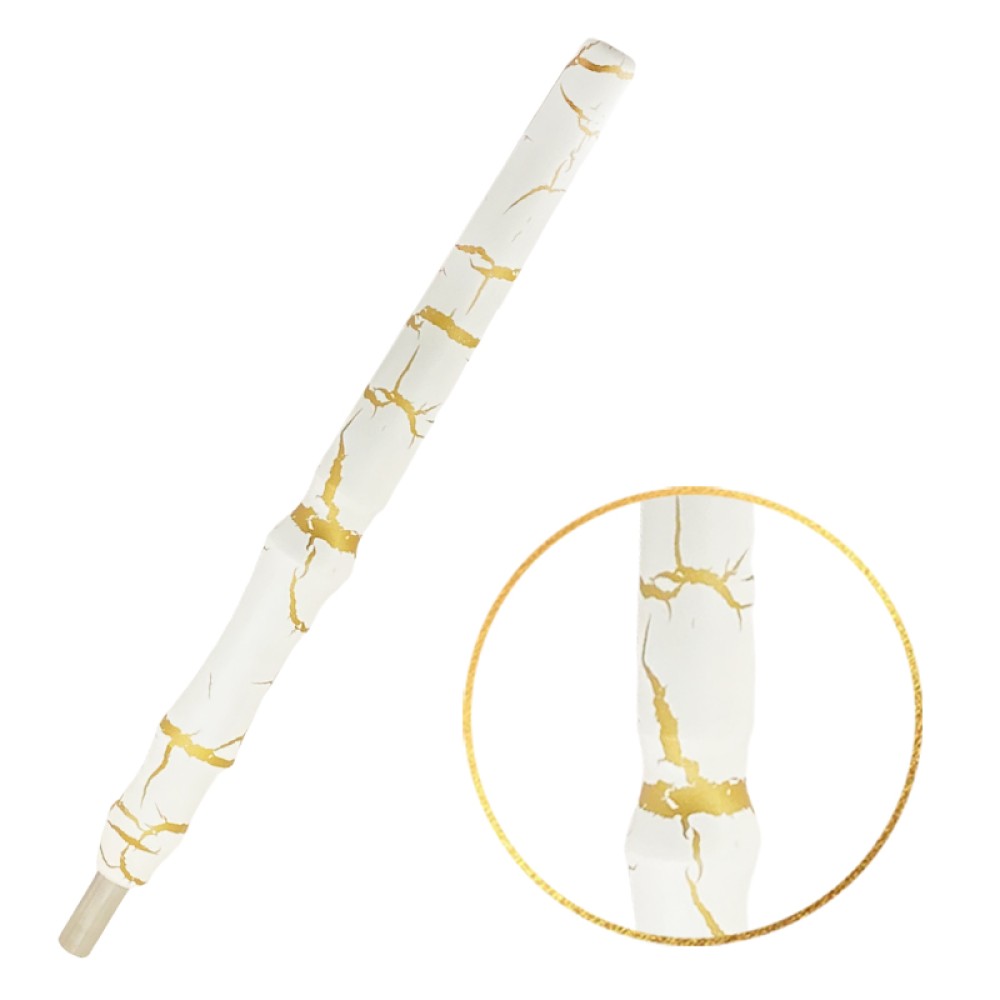 Деревянный мундштук Werkbund Crackle (White Gold)