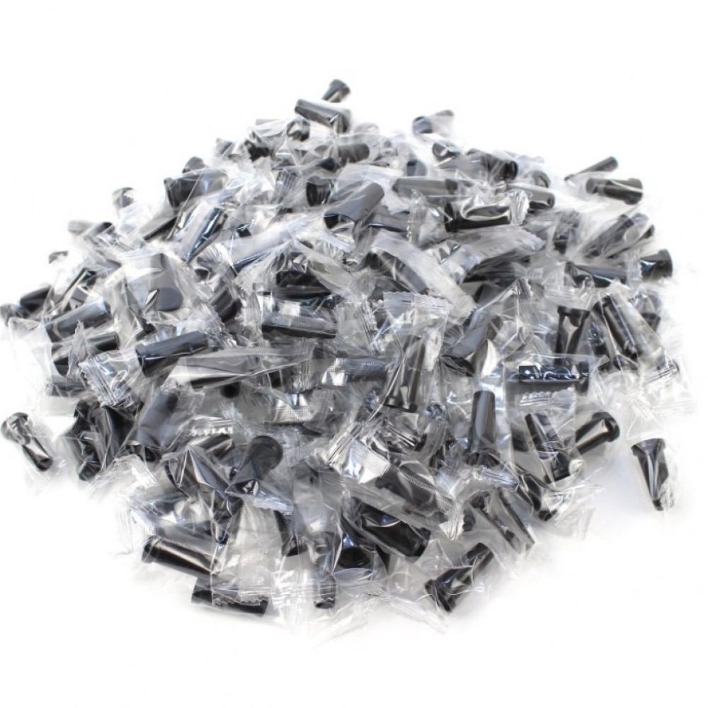 Мундштуки одноразовые (черные) 1 пакет = 100 шт