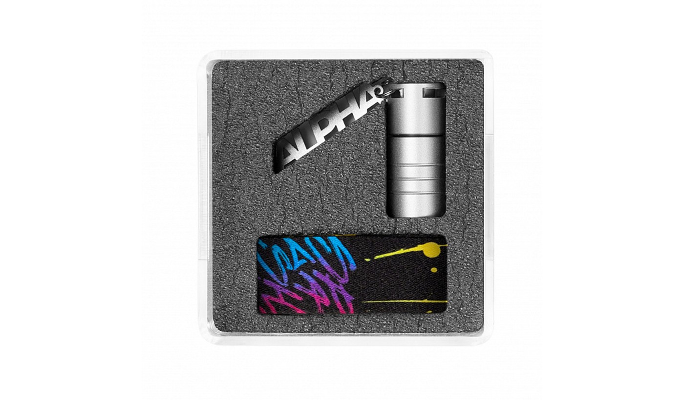 Personal mouthpiece ALPHA PIPE Glass Box (Beat Splash)