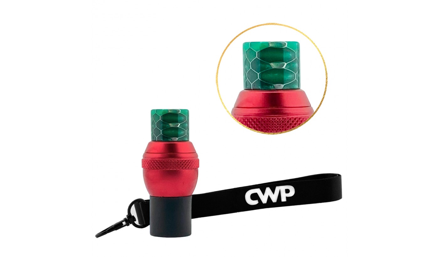 Embout buccal personnel CWP Bullet (rouge-vert)