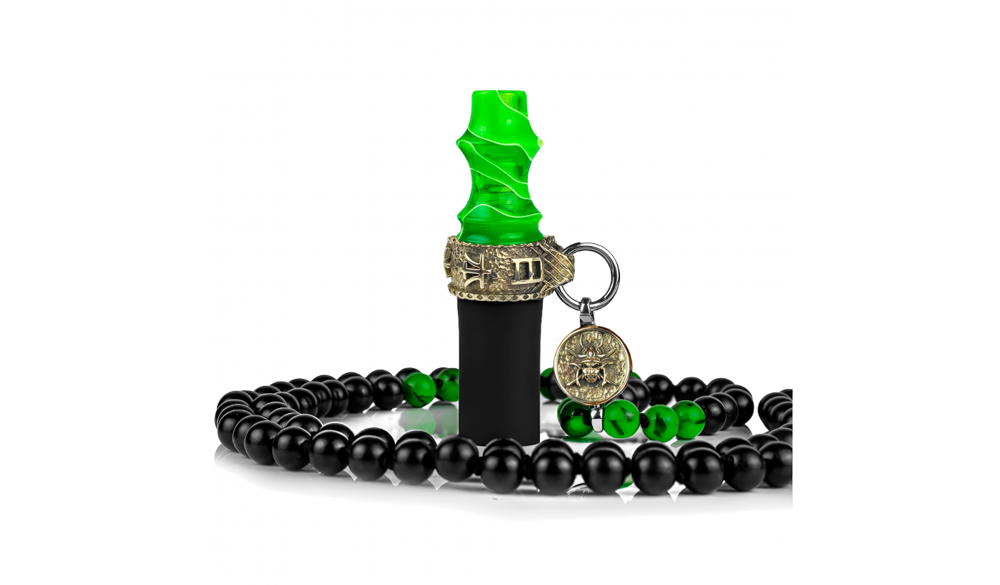 Embouchure personnelle Japona Hookah Samurai (Beads, Green)