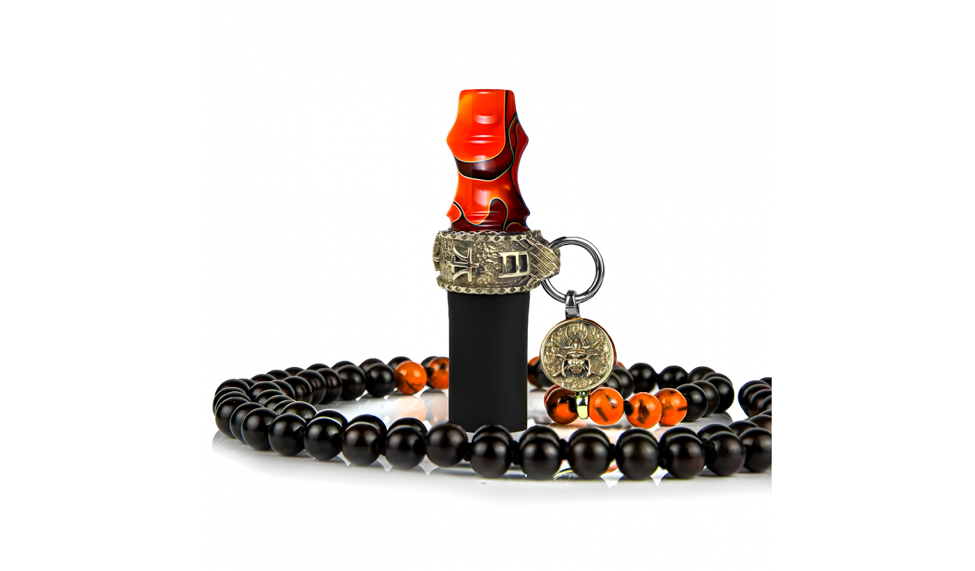 Персональный мундштук Japona Hookah Samurai (Beads, Orange)