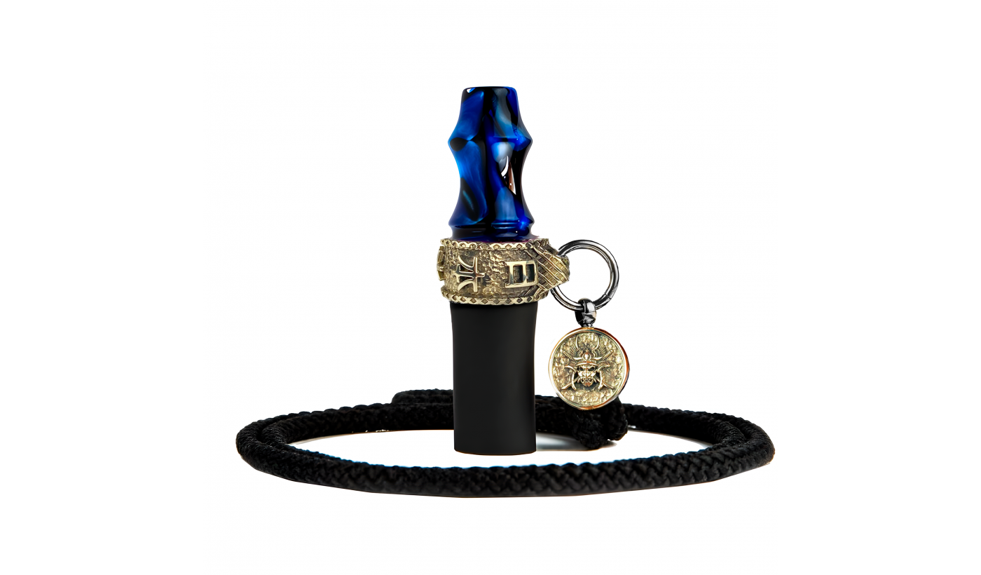 Japona Hookah Samurai persönliches Mundstück (CORD, Blue)