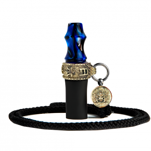 Japona Hookah Samurai persönliches Mundstück (CORD, Blue)