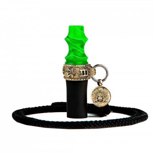 Japona Hookah Samurai persönliches Mundstück (Cord, Green)