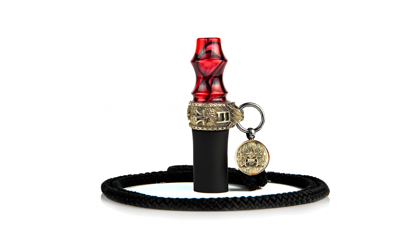Персональный мундштук Japona Hookah Samurai (Cord, Red)