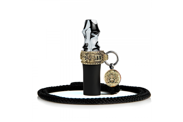Personal mouthpiece Japona Hookah Samurai (Cord, White)
