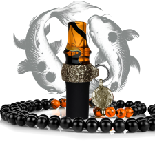 Персональный мундштук Japona Hookah Koi to Bizu (Beads, Orange)