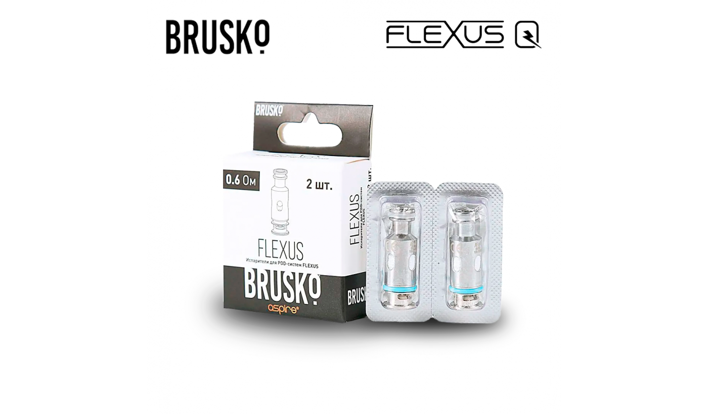 Сменный испаритель Brusko Flexus Q AF Mesh Coil 0.6 Ом (2 шт)