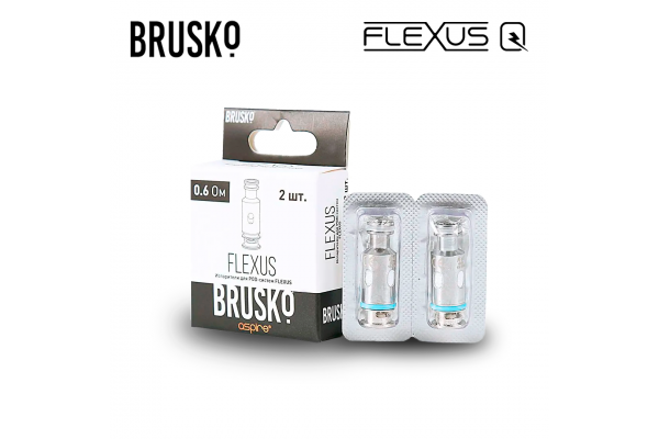 Brusko Flexus Q AF Mesh Coil austauschbarer Verdampfer 0.6Ohm (2 Stück)