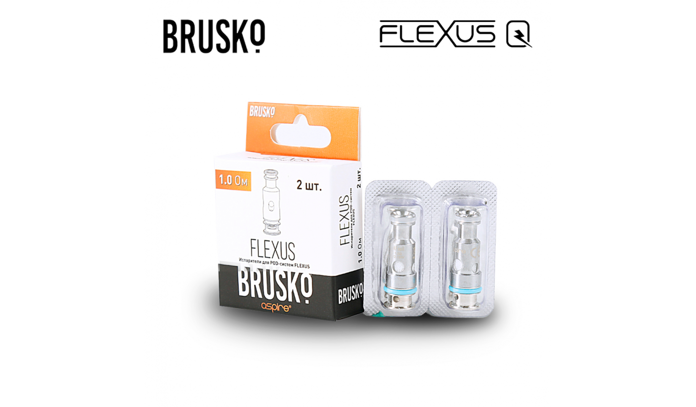 Сменный испаритель Brusko Flexus Q AF Mesh Coil 1.0 Ом (2 шт)