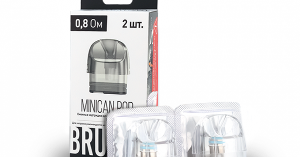 Купить Картридж для Brusko Minican 0.8 Ом / 3 ml (Прозрачный) (2 шт.) в ...