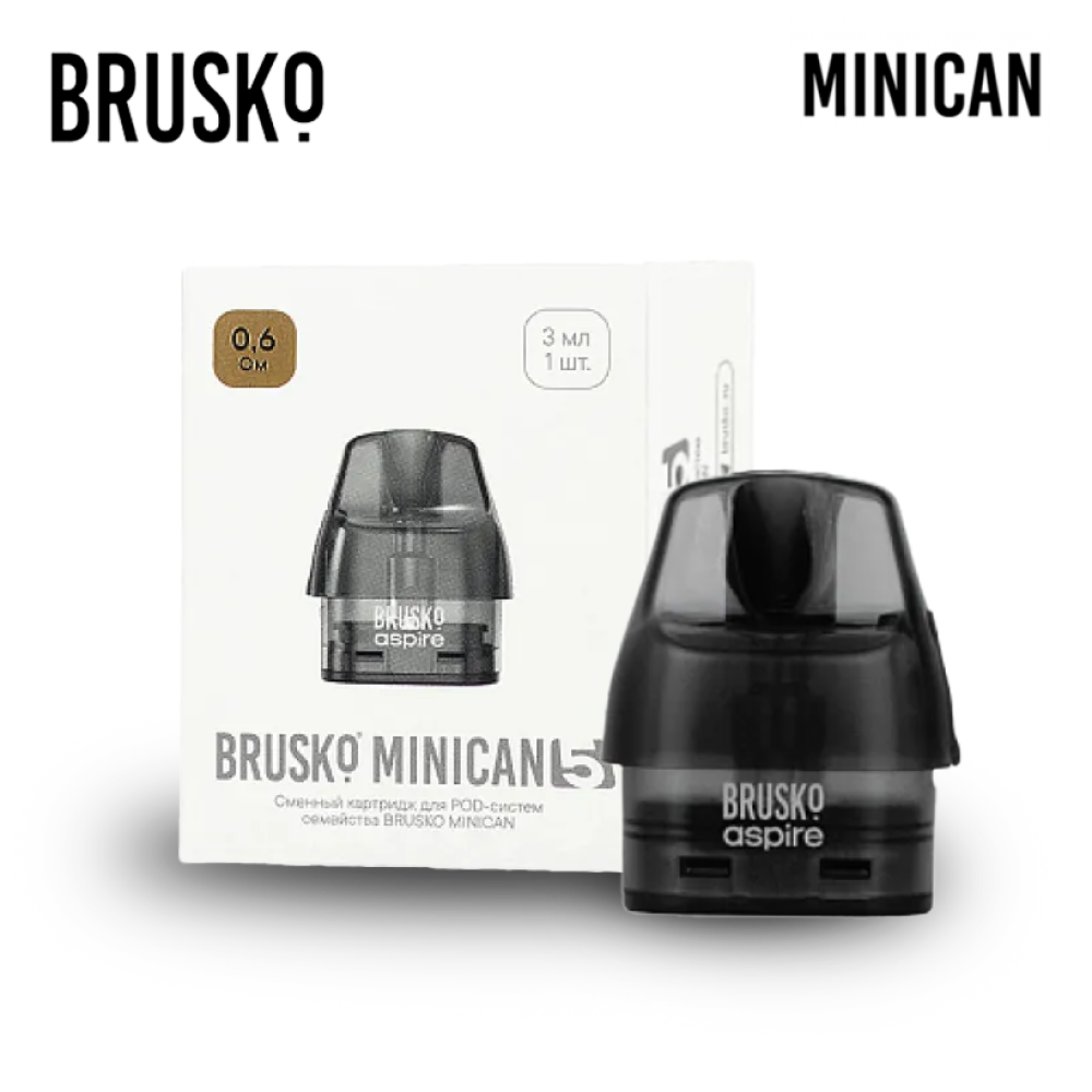 Картридж для Brusko Minican 5 (0.8 Ом / 3 ml) - (1 шт.)