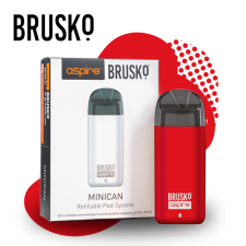 Многоразовая электронная система Brusko Minican (Красный)